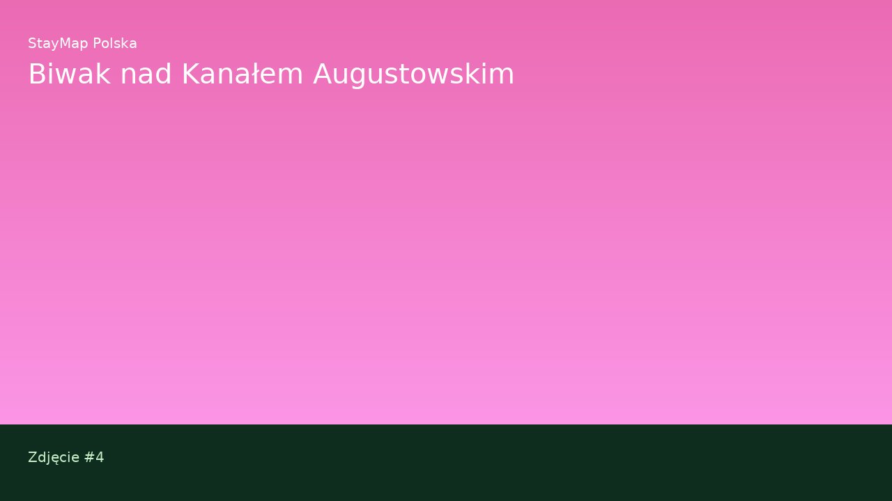Biwak nad Kanałem Augustowskim — ujęcie 4