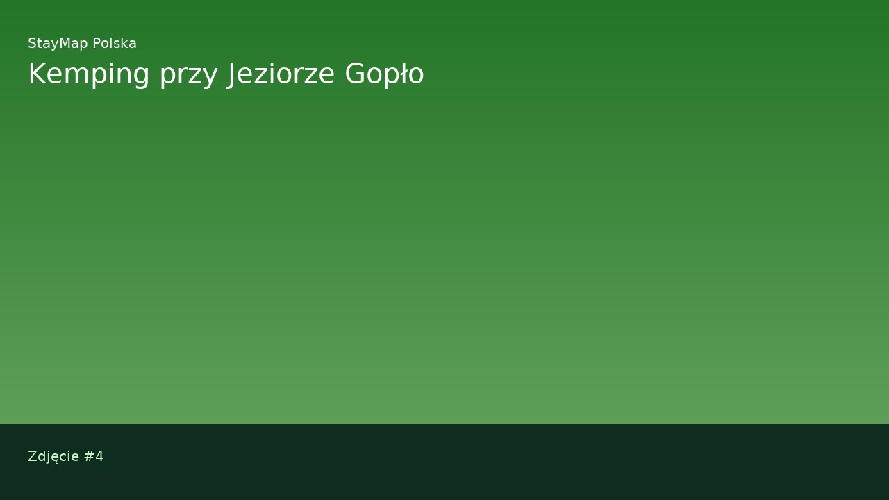 Kemping przy Jeziorze Gopło — ujęcie 4