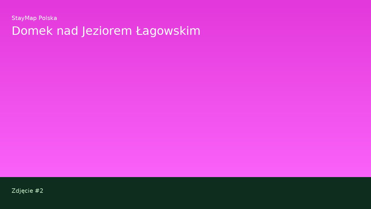Domek nad Jeziorem Łagowskim — ujęcie 2