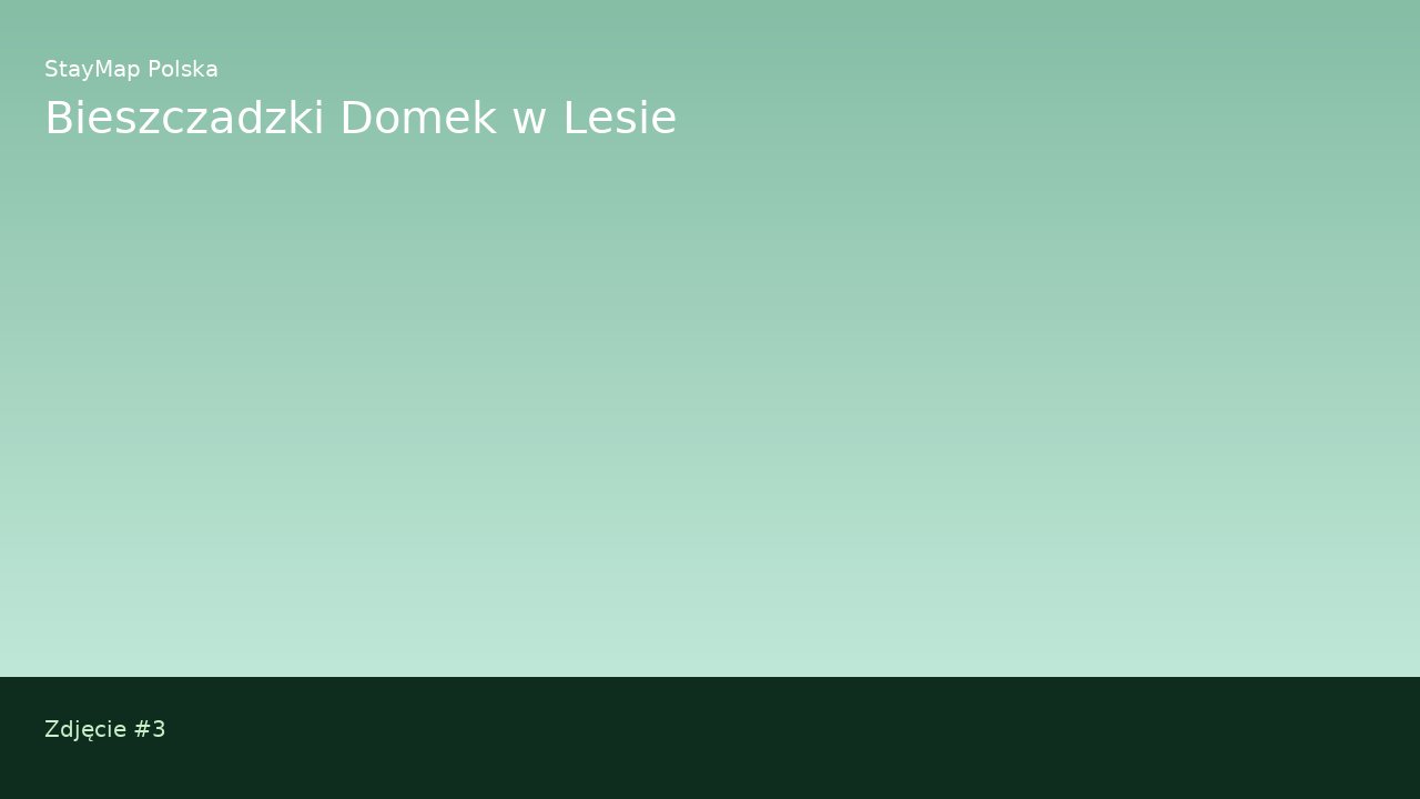 Bieszczadzki Domek w Lesie — ujęcie 3