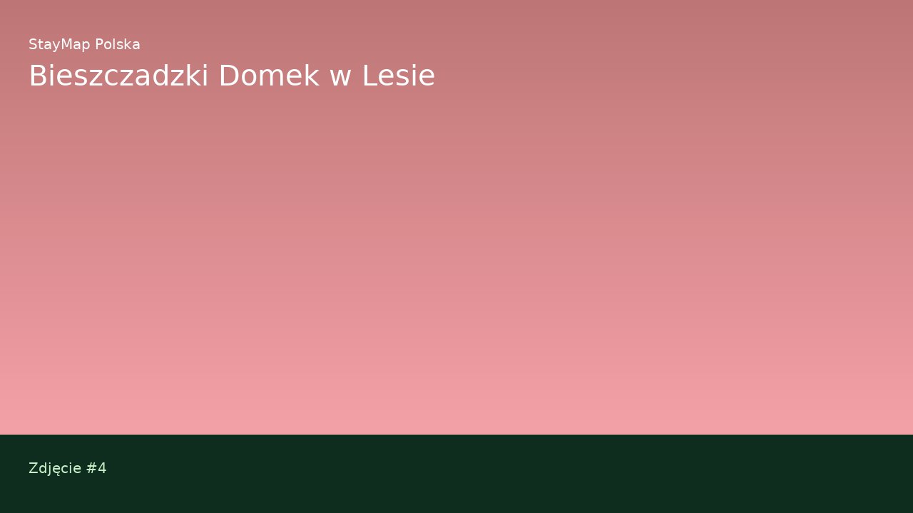 Bieszczadzki Domek w Lesie — ujęcie 4